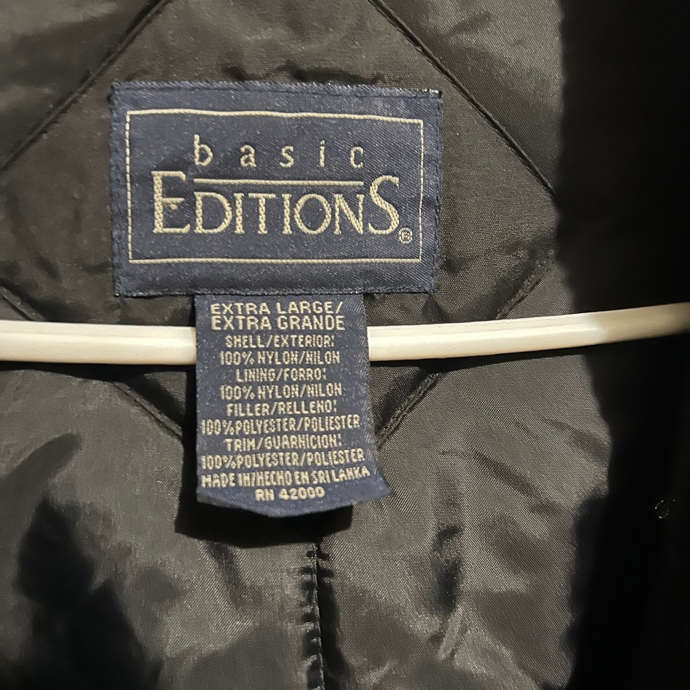 Basic Editions Black Quilted Jacket - image 2